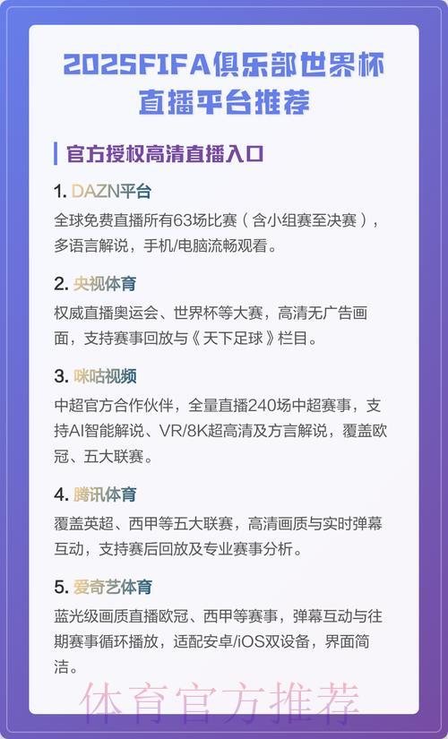 盘点可以免费观看世界杯直播的各大平台有哪些？
